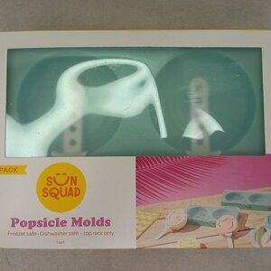 Sun Squad Popsicle Molds With Sticks 2 Pack BPA Free Freezer Dishwasher Safe,new